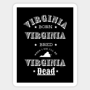 Virginia Born Sticker